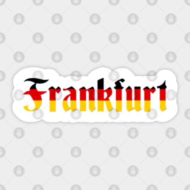 Most Beautiful Town of FRANFURT Sticker by halodoc